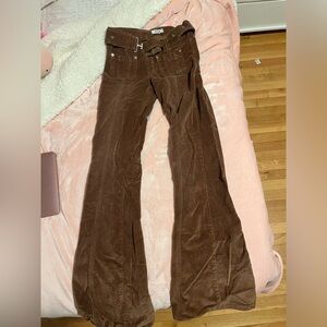 garage low rise bootcut pants